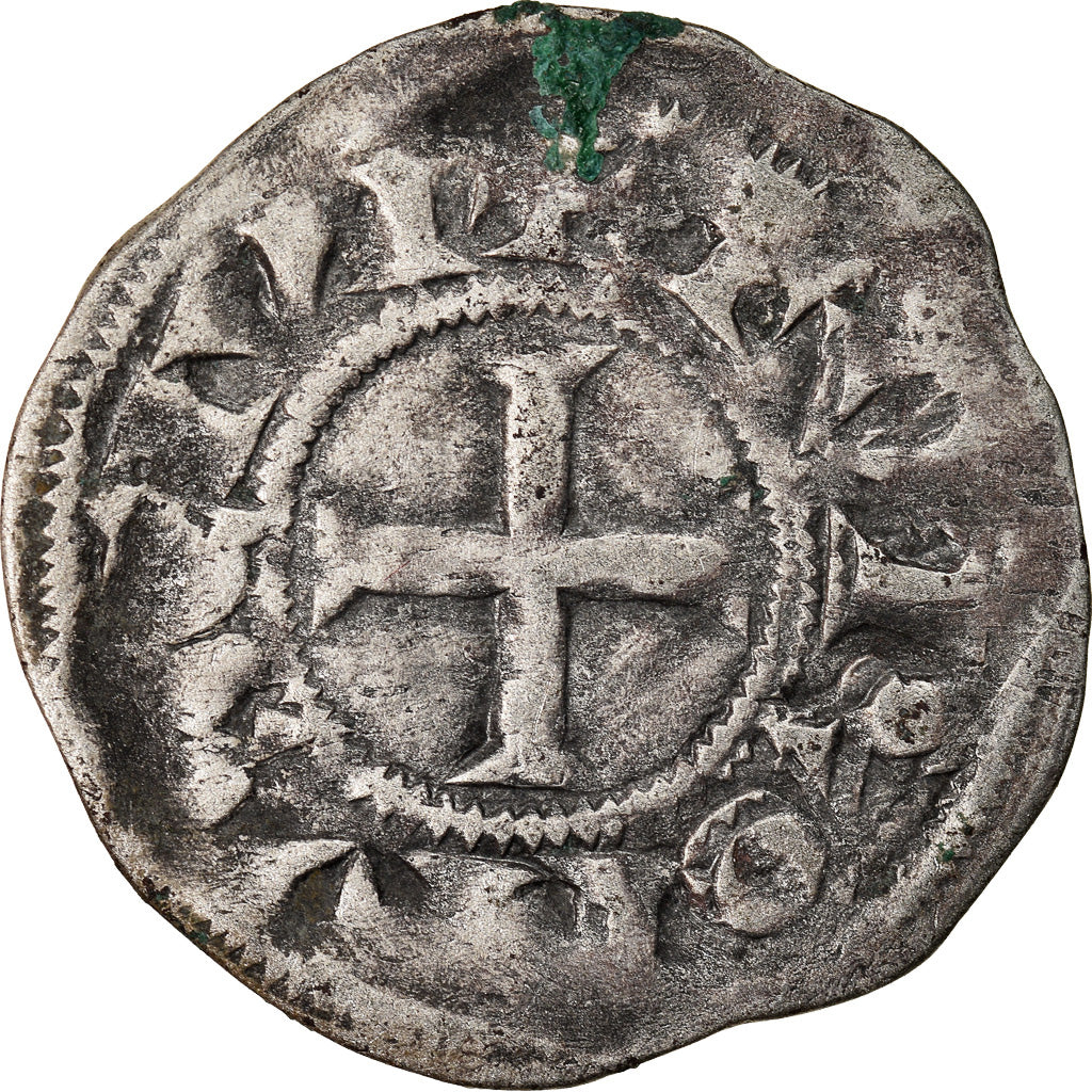 Coin, France, Touraine, Denarius, Saint-Martin de Tours, VF(30-35), Silver