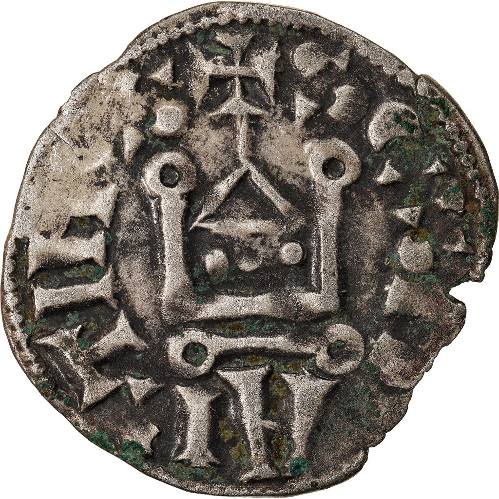 Coin, France, Touraine, Denarius, Saint-Martin de Tours, VF(30-35), Silver