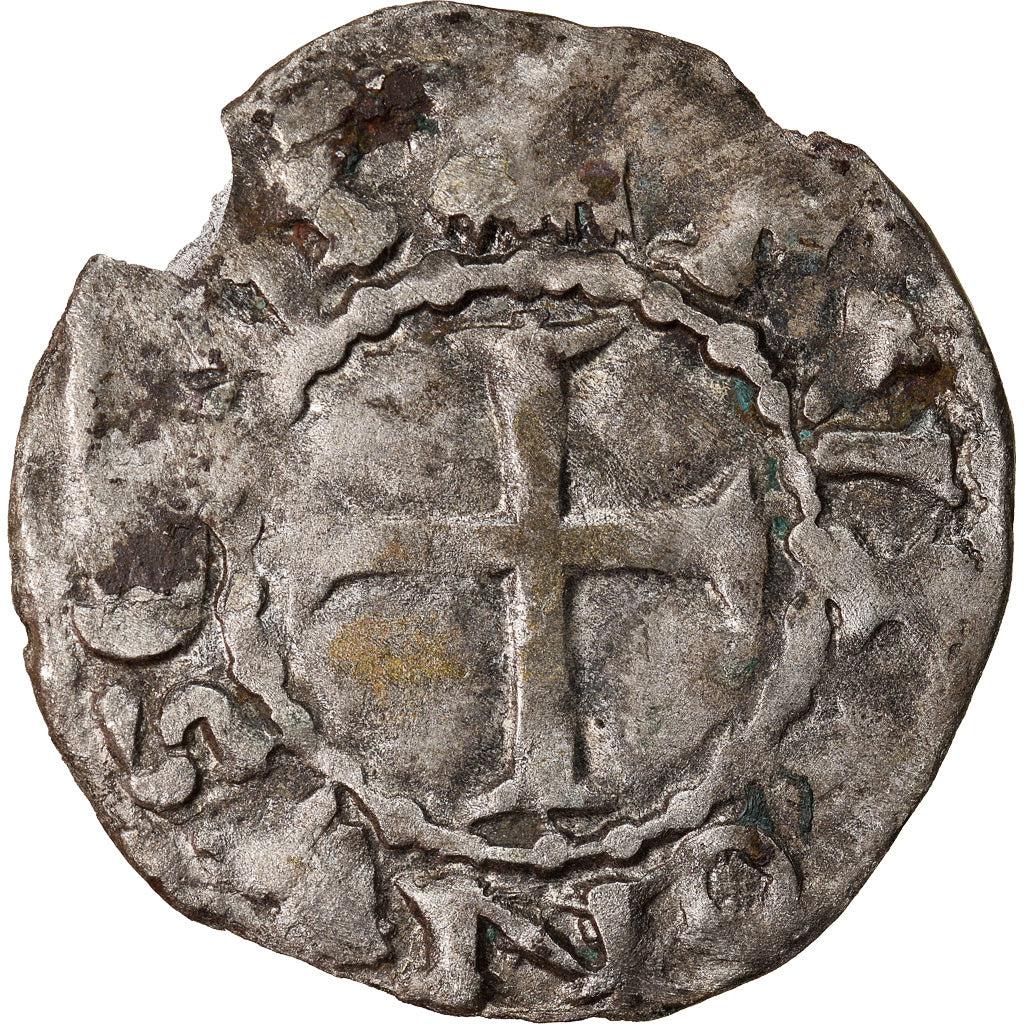 Moeda, França, Touraine, Denarius, Saint-Martin de Tours, EF(40-45), Prata