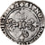 Moneta, Francja, Henri III, Franc au Col Plat, 1582, Bayonne, VF(30-35), Srebro