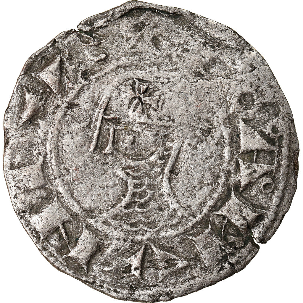 Coin, Turkey, Bohémond III, Denier, 1163-1201, Antioch, VF(20-25), Billon
