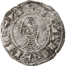 Coin, Turkey, Bohémond III, Denier, 1163-1201, Antioch, VF(20-25), Billon