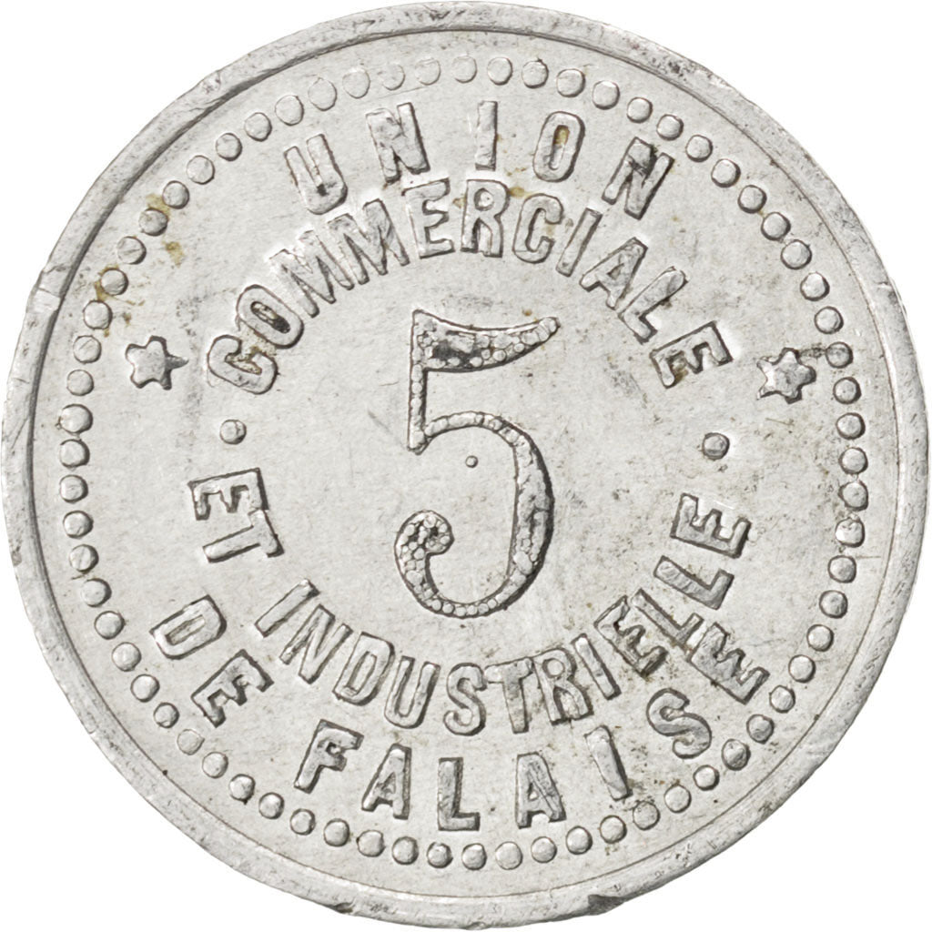France, 5 Centimes, 1921, EF(40-45), Aluminium, Elie #10.1, 0.93