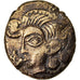 Moneta, Osismii, 1/4 Stater, 80-50 BC, Carhaix, BB, Elettro