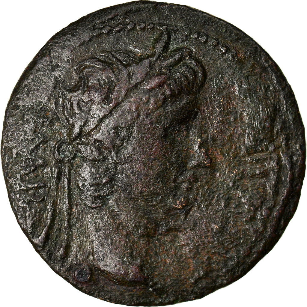 Coin, Augustus, Quadrans, Gallic imitation, EF(40-45), Bronze, RIC:227