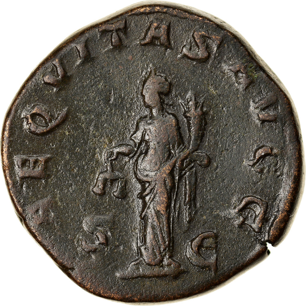 Coin, Philip I, Sestertius, Roma, AU(50-53), Bronze, RIC:166a