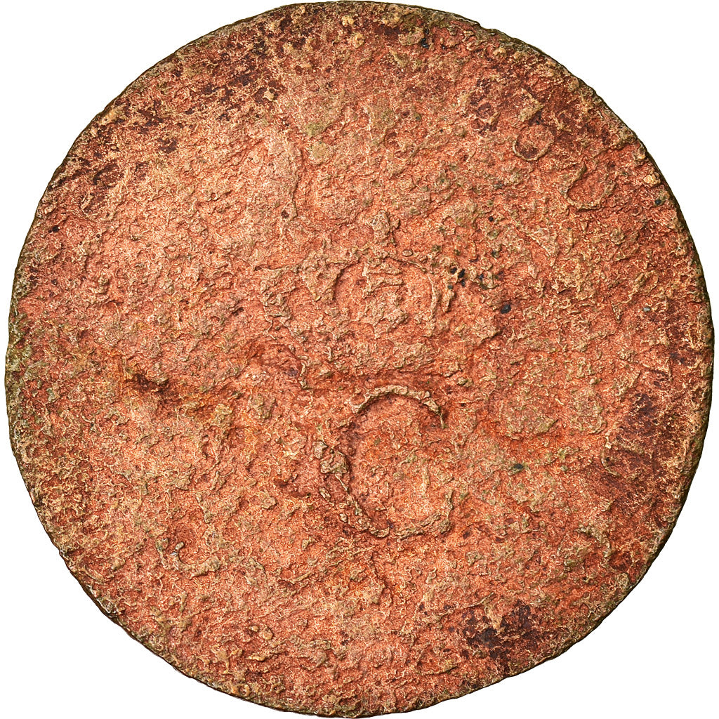 Munten, Algemene Kolonie, Sol, ZG+, Billon, Lecompte:278a