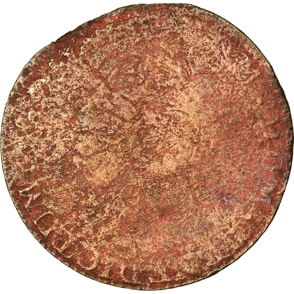 Moneda, Colonia general, Sol, BC, Vellón, Lecompte:278a