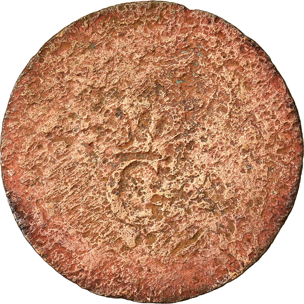 Monnaie, General Colony, Sol, B+, Billon, Lecompte:278a