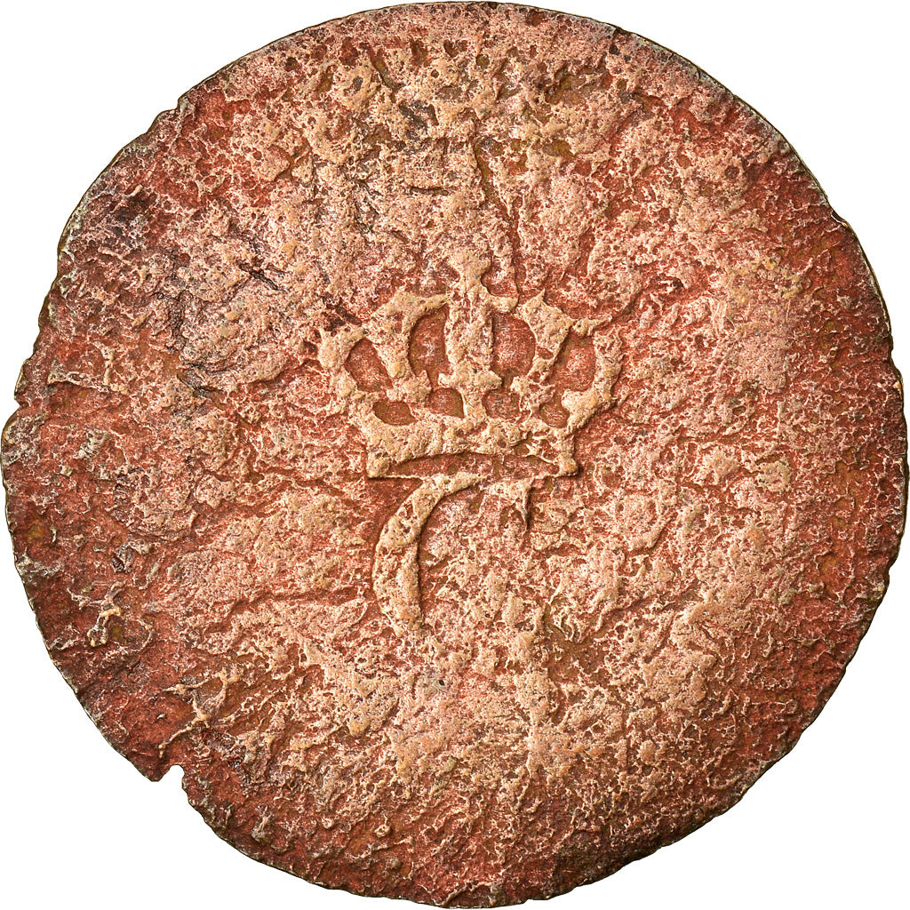 Moneda, Colonia general, Sol, BC, Vellón, Lecompte:278a