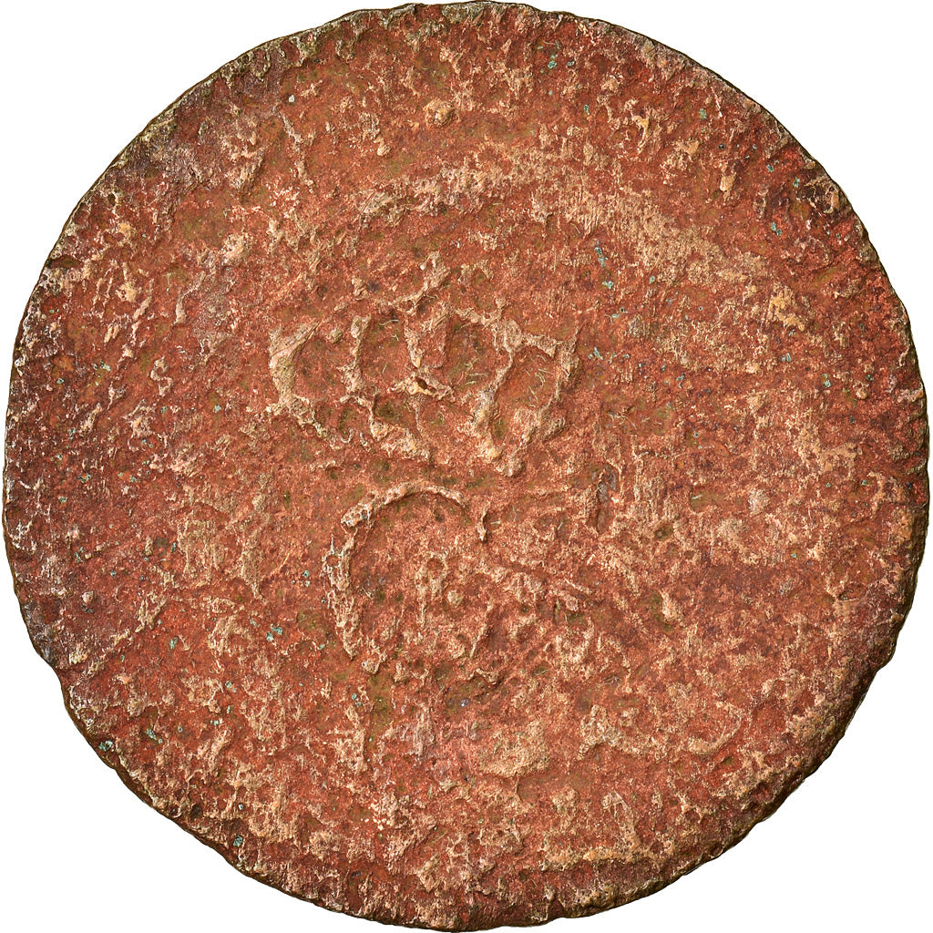 Moneda, Colonia general, Sol, BC, Vellón, Lecompte:278a