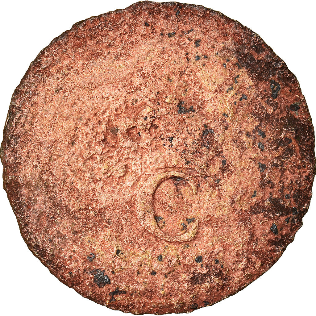 Moneda, Colonia general, Sol, BC, Vellón, Lecompte:278a