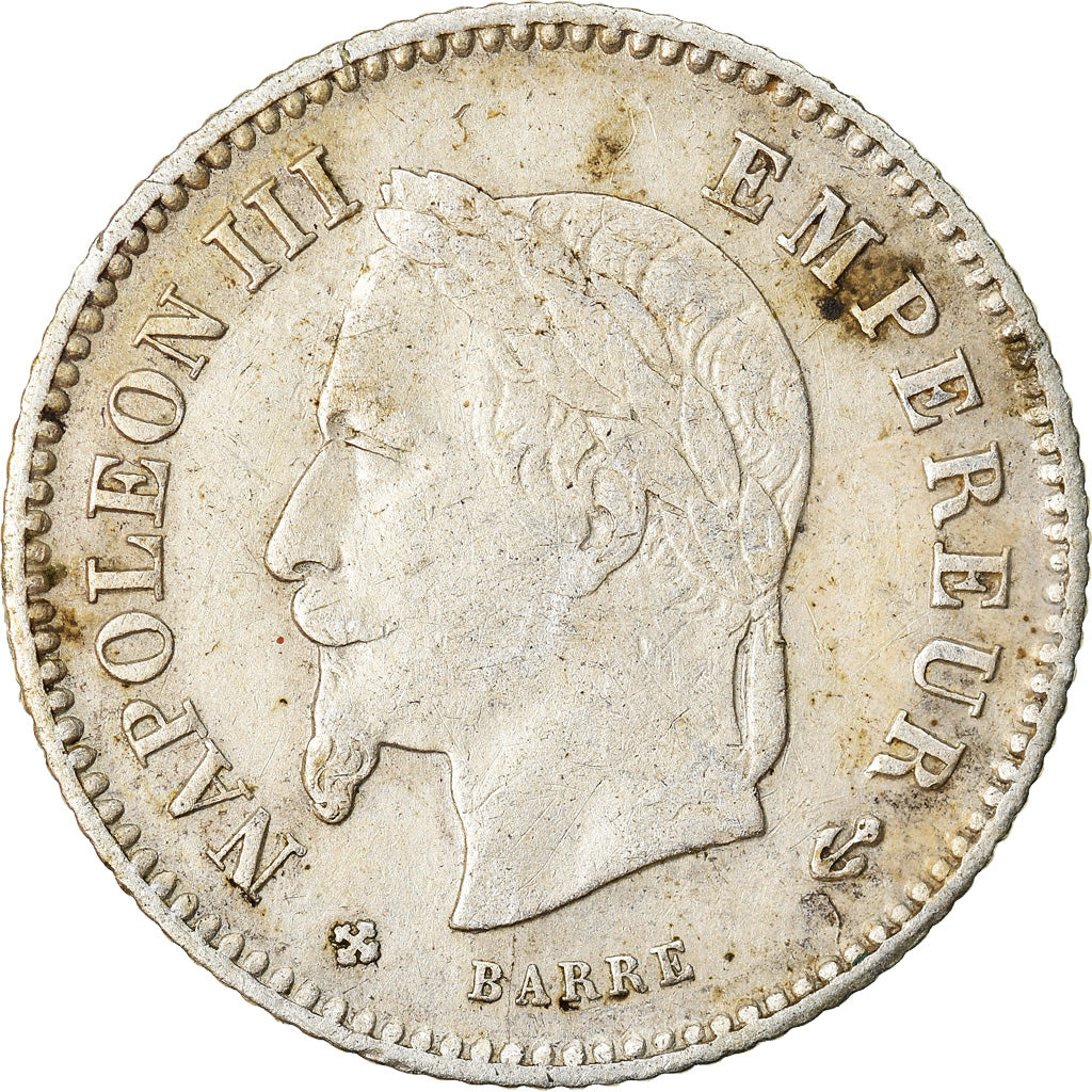 Coin, France, Napoleon III, Napoléon III, 20 Centimes, 1867, Strasbourg