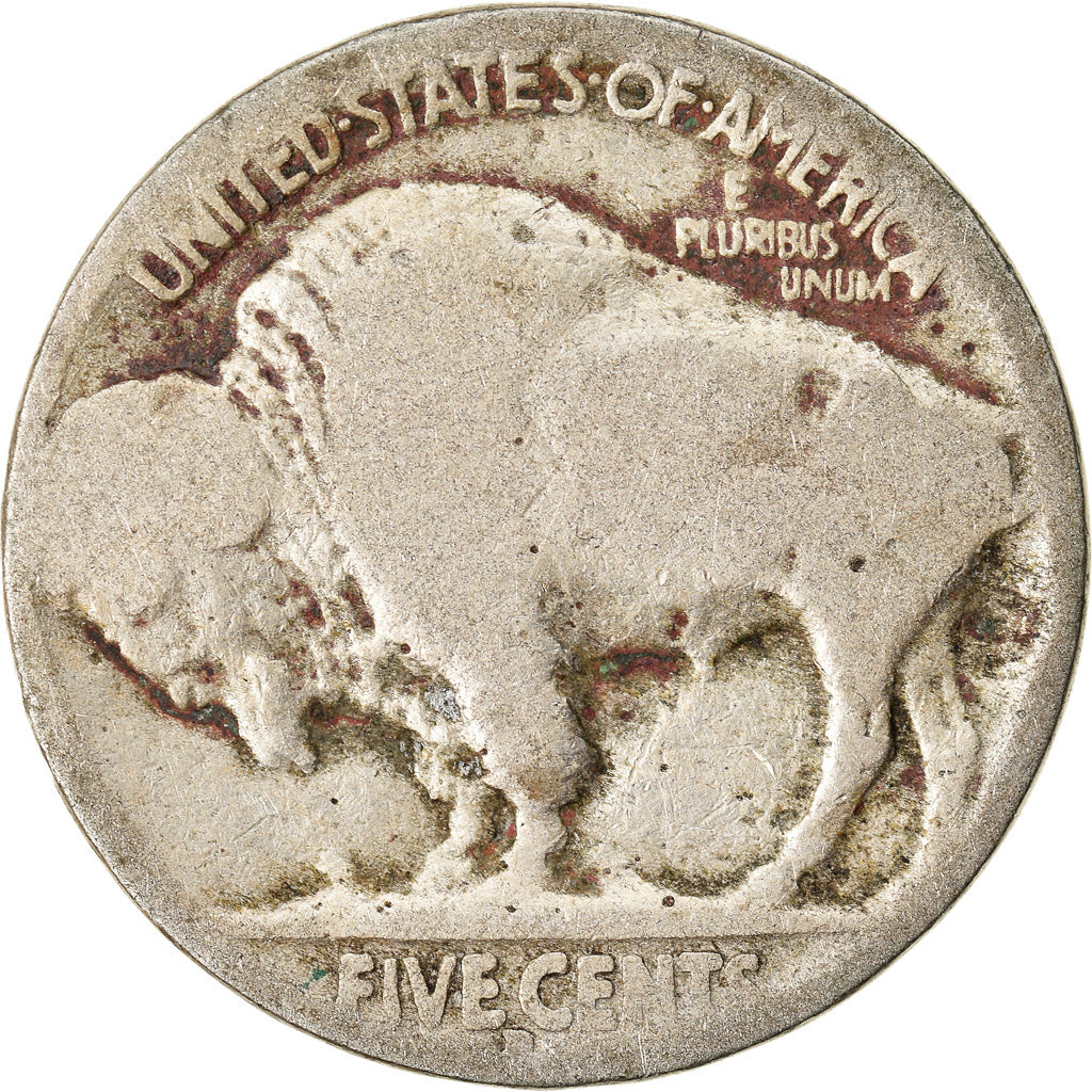 Coin, United States, Buffalo Nickel, 5 Cents, Uncertain date, U.S. Mint