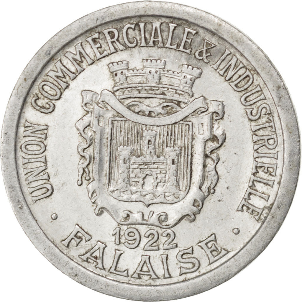 Falaise, Union Commerciale et Industrielle, 10 Centimes 1922, Elie 10.4