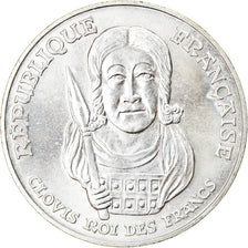 Münze, Frankreich, Clovis, 100 Francs, 1996, VZ+, Silber, KM:1180, Gadoury:953