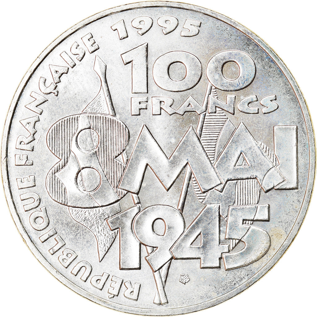 Monnaie, France, 8 mai 1945, 100 Francs, 1995, Paris, SPL, Argent, KM:1116.1