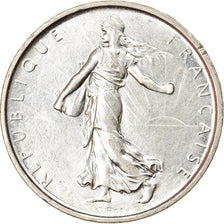 Coin, France, Semeuse, 5 Francs, 1967, Paris, AU(55-58), Silver, KM:926