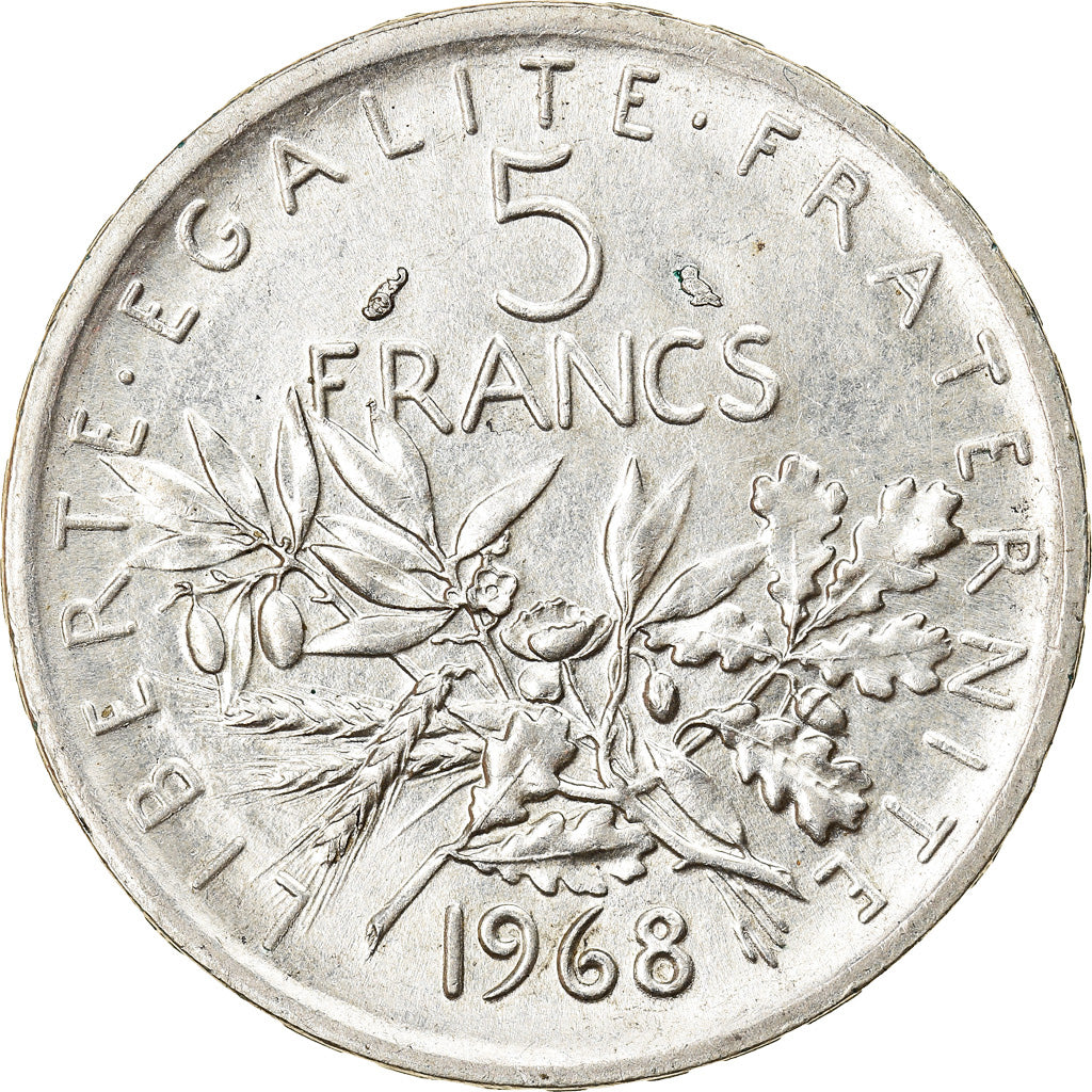 Monnaie, France, Semeuse, 5 Francs, 1968, Paris, SUP, Argent, Gadoury:770