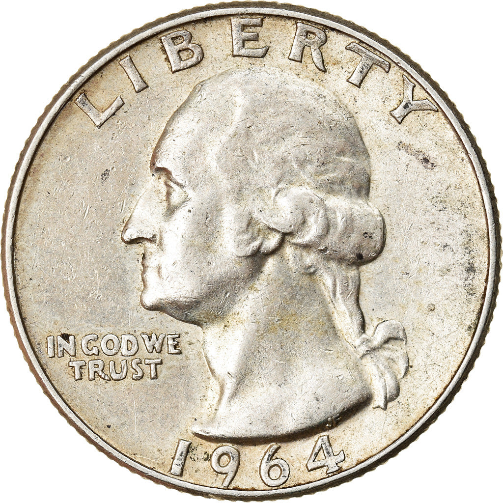 Münze, Vereinigte Staaten, Washington Quarter, Quarter, 1964, U.S. Mint