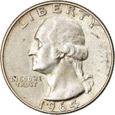 Münze, Vereinigte Staaten, Washington Quarter, Quarter, 1964, U.S. Mint