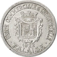Moneda, Francia, 25 Centimes, 1922, MBC, Aluminio, Elie:10.5