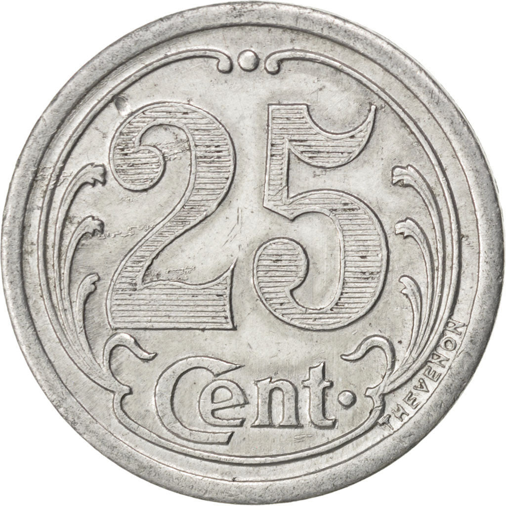 Monnaie, France, 25 Centimes, 1922, TTB, Aluminium, Elie:10.5
