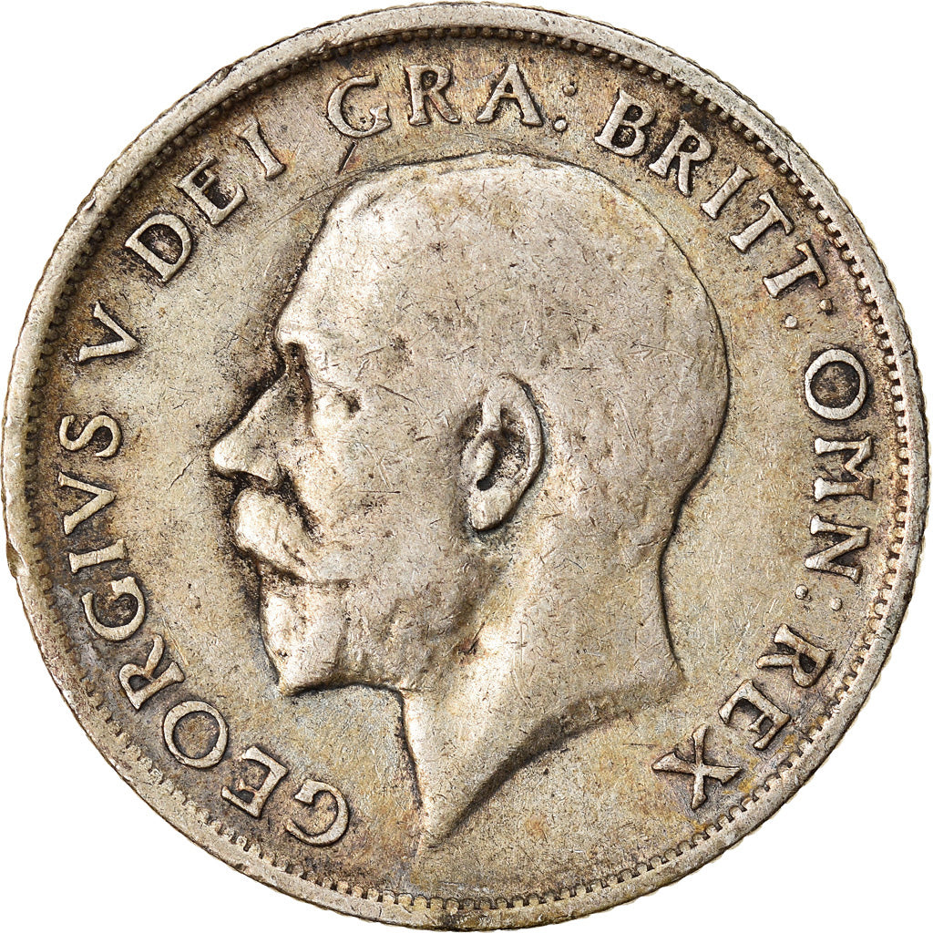 Coin, Great Britain, George V, Shilling, 1916, VF(30-35), Silver, KM:816