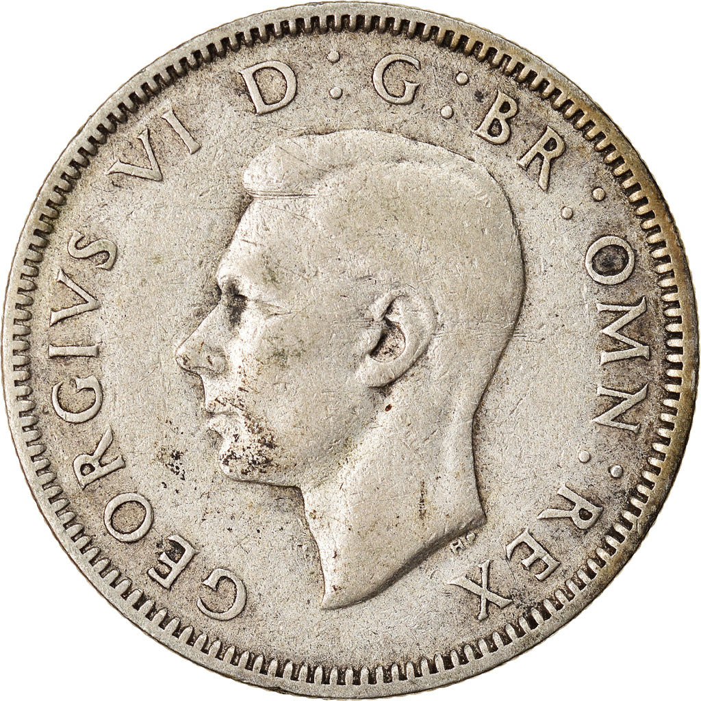 Coin, Great Britain, George VI, Shilling, 1943, EF(40-45), Silver, KM:854