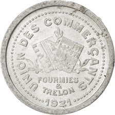 Fourmies et Trelon, Union des Commerçants, 5 Centimes 1921, Elie 20.1