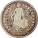Coin, Switzerland, Franc, 1876, Bern, F(12-15), Silver, KM:24