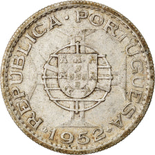 Coin, Mozambique, 10 Escudos, 1952, AU(50-53), Silver, KM:79