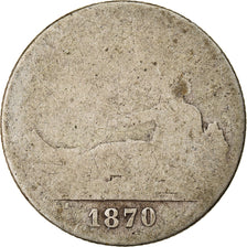 Coin, Spain, Provisional Government, Peseta, 1870, Madrid, VG(8-10), Silver
