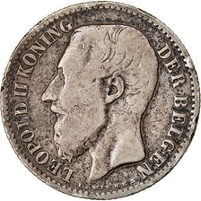 Coin, Belgium, Leopold II, Franc, 1886, VF(20-25), Silver, KM:29.1