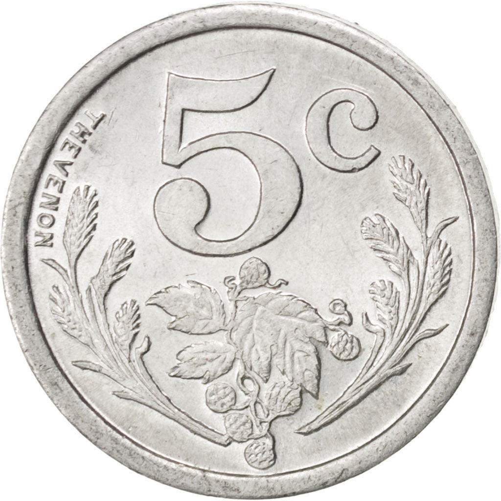 Coin, France, 5 Centimes, 1921, MS(60-62), Aluminium, Elie:20.1