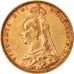 Münze, Australien, Victoria, Sovereign, 1893, Melbourne, SS, Gold, KM:10