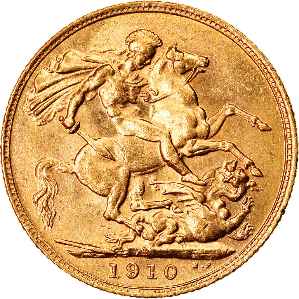 Münze, Australien, Edward VII, Sovereign, 1910, Sydney, VZ+, Gold, KM:15