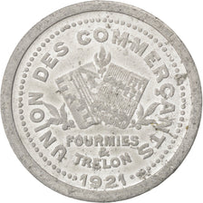 France, 10 Centimes, 1921, EF(40-45), Aluminium, Elie #20.2, 1.60