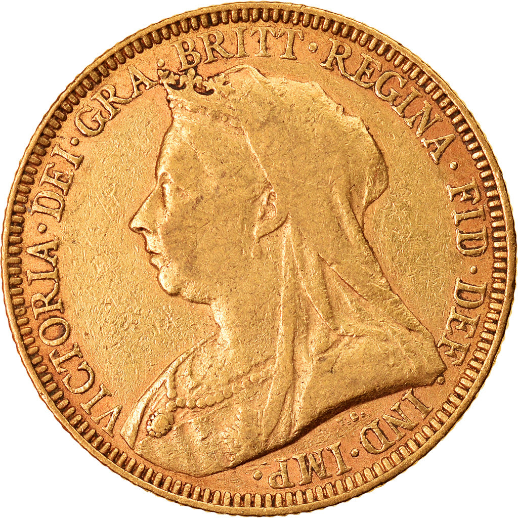 Coin, Great Britain, Victoria, Sovereign, 1893, EF(40-45), Gold, KM:785