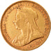 Coin, Great Britain, Victoria, Sovereign, 1893, EF(40-45), Gold, KM:785