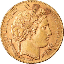 Coin, France, Cérès, 10 Francs, 1899, Paris, AU(50-53), Gold, KM:830