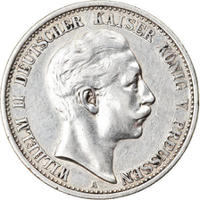 Coin, German States, PRUSSIA, Wilhelm II, 2 Mark, 1905, Berlin, EF(40-45)