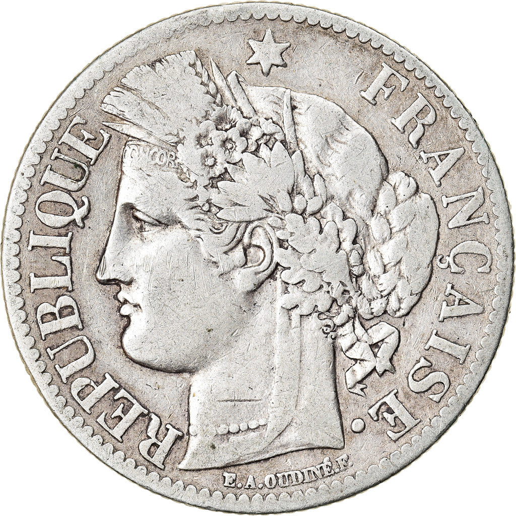 Monnaie, France, Cérès, 2 Francs, 1895, Paris, TB+, Argent, Gadoury:530a