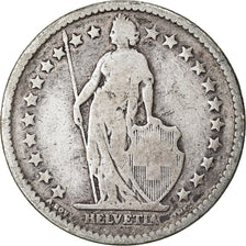 Coin, Switzerland, 2 Francs, 1875, Bern, VF(20-25), Silver, KM:21