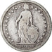 Coin, Switzerland, 2 Francs, 1875, Bern, VF(20-25), Silver, KM:21