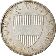 Moeda, Áustria, 10 Schilling, 1957, AU(50-53), Prata, KM:2882