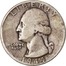 Moneta, Stati Uniti, Washington Quarter, Quarter, 1944, U.S. Mint, Philadelphia