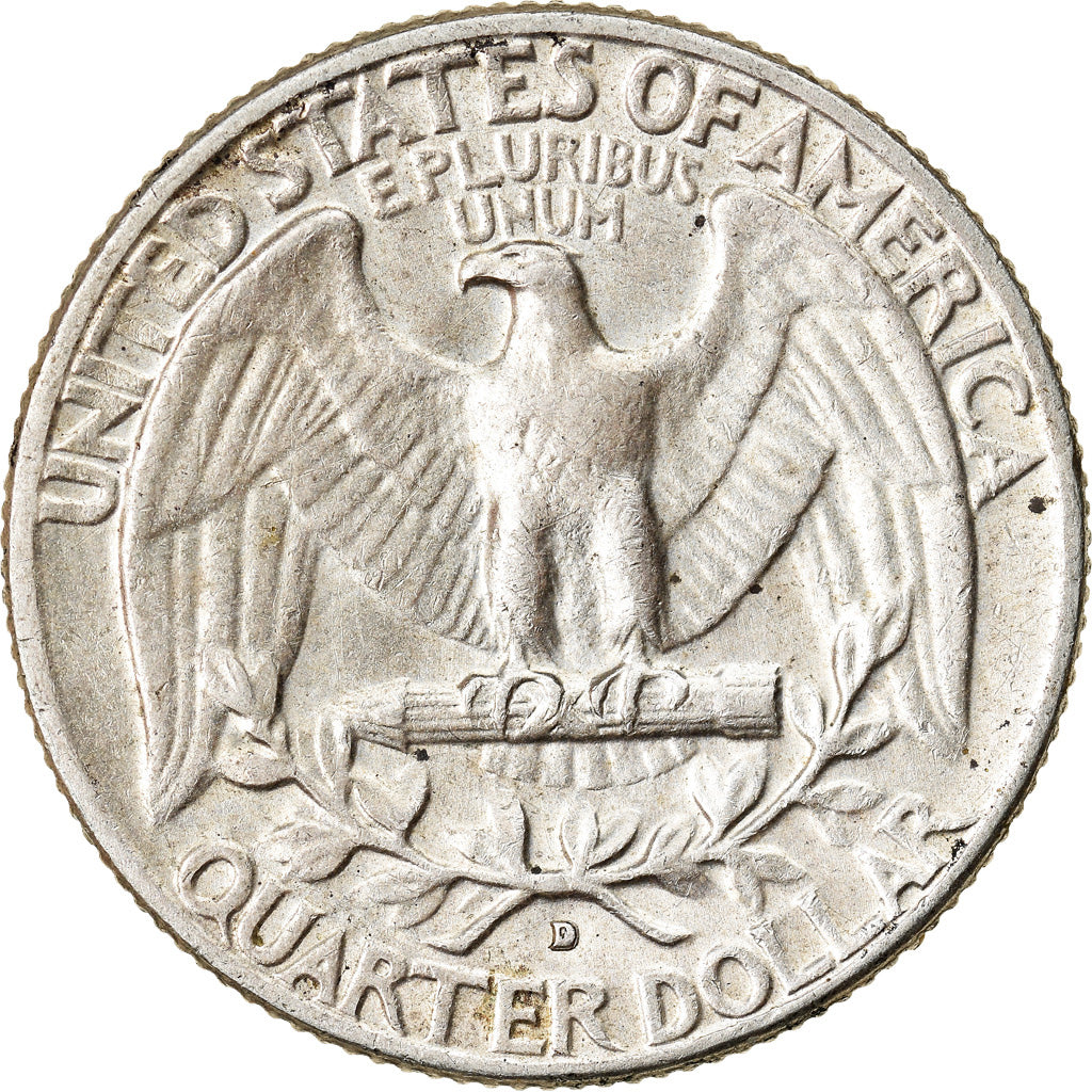 Coin, United States, Washington Quarter, Quarter, 1964, U.S. Mint, Denver