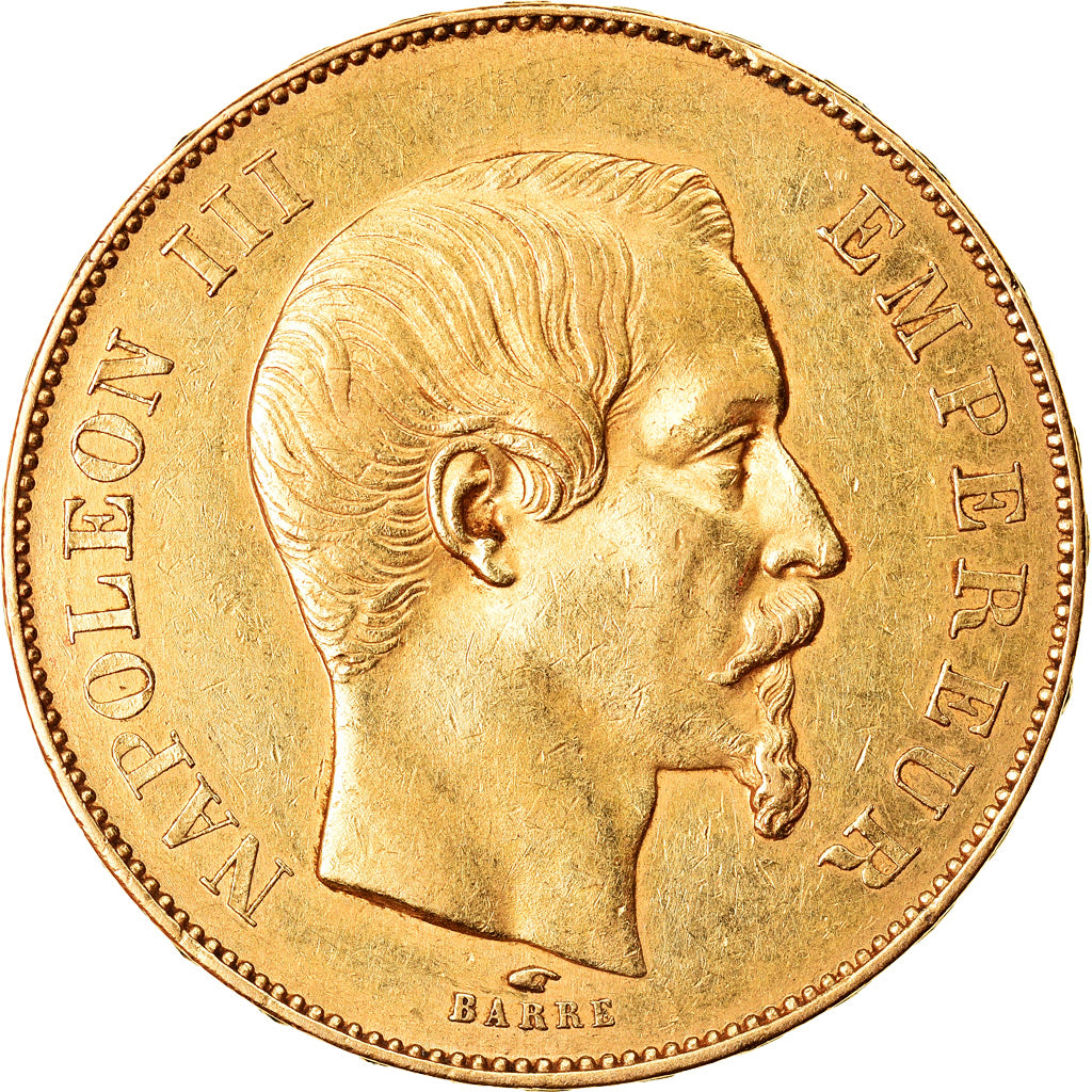 Monnaie, France, Napoleon III, 50 Francs, 1856, Paris, TTB+, Or, Gadoury:1111