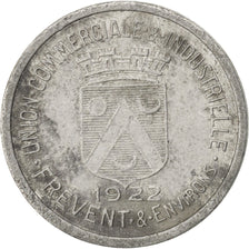 France, 5 Centimes, 1922, EF(40-45), Aluminium, Elie #10.1, 0.91